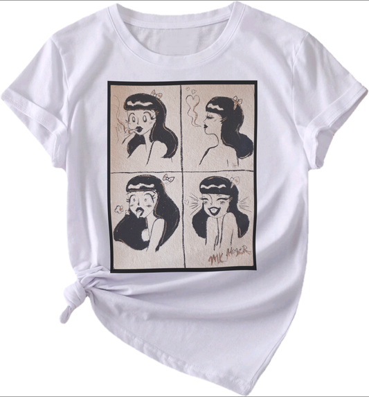 "Coughing Fit" - Large White Tee
