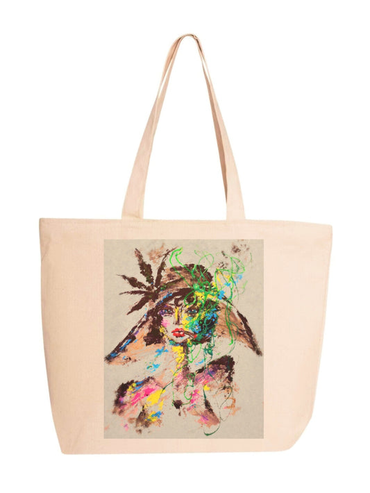 "Smoke Girl No 2" Tote Bag
